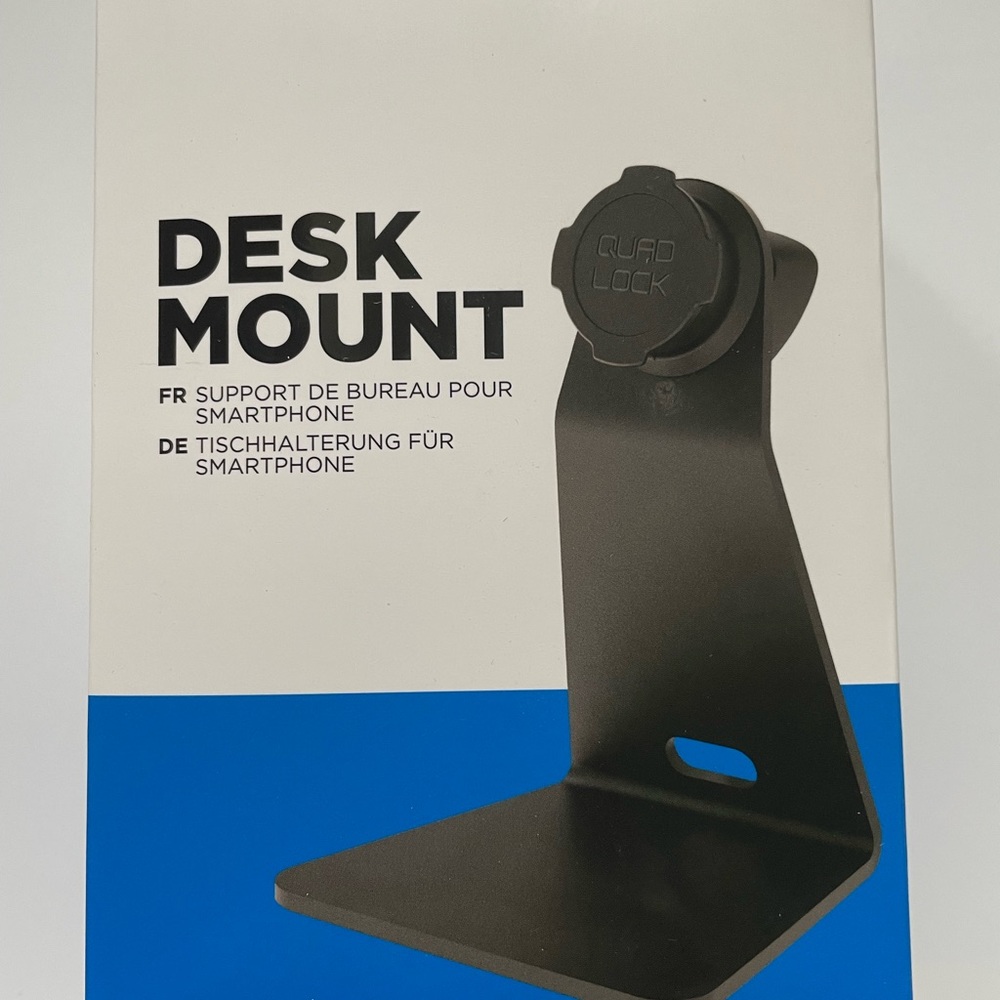 Quad lock desk stand